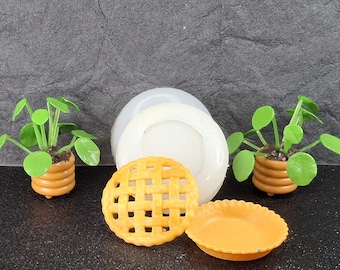 Cherry Pie Silicone Mold –Miniature Food- UV Resin Crafting