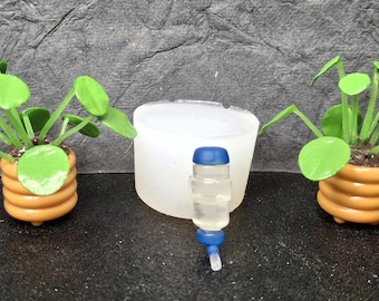 Animal Water Bottle Silicone Mold:  Miniature Resin Crafting