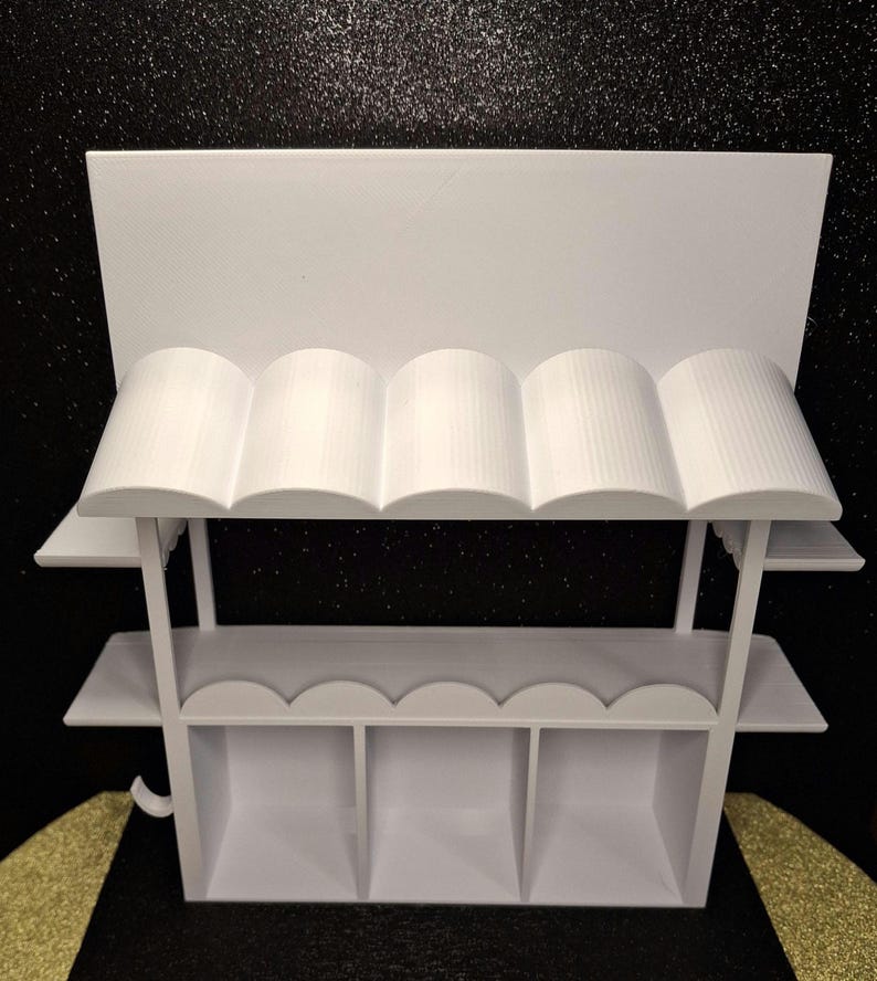 Miniature Display Stand | 3D Printed Display With Storage Cubbies and ...