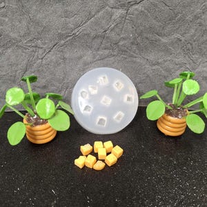 Potato Wedges Silicone Mold: Miniature Food- UV Resin Crafting