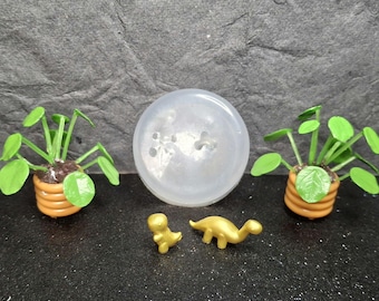 Dino Decoration Silicone Mold:  Miniature -Miniature Resin Crafting