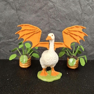 Resin Goose Figurine: Autumn-Halloween Porch or Desk Decor
