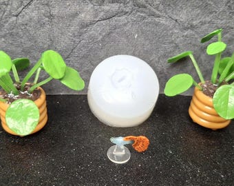 Fancy Guppy Fish Silicone Mold:  Miniature Resin Crafting