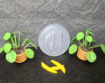 Mango Slices Silicone Mold:   Miniature Food- UV Resin Crafting