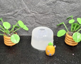 Pineapple House Silicone Mold:  Miniature Resin Crafting