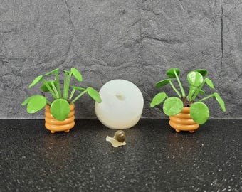 Snail Silicone Mold: Miniature Resin Crafting