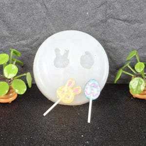 Miniverse comparable Easter Series 2 Lollipop Silicone Mold - Perfect for 1/6 Scale Miniatures!
