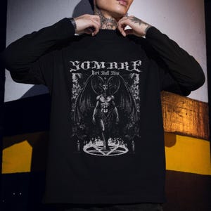 Belzebuth - Death Metal T-shirt - Black Metal Clothing - Horror Art - Gothic T-shirt - Metalhead gift - Dark streetwear