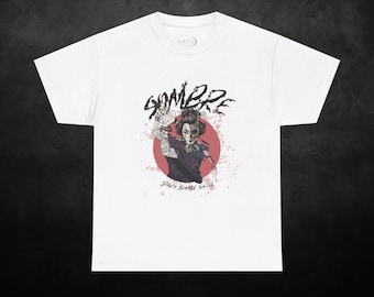 Killer Geisha - Anime T-Shirt - Dark Anime T-Shirt - Geisha - Horror -Geschenk für Mann - Geschenk für Frau - Streetwear - Schwergewicht T-Shirt