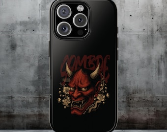 Oni Mask Phone Case – Japanese Occult Gothic Accessories