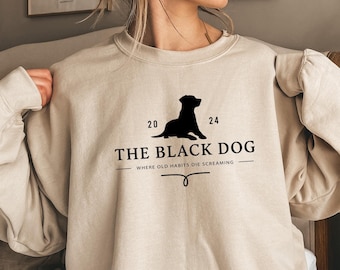 The Black Dog Sweatshirt, Poet Crewneck, New Album Hoodie, Era Shirt, Women Shirt, Old Habits Die Screaming, Women Tee Shirt,Gift For Women