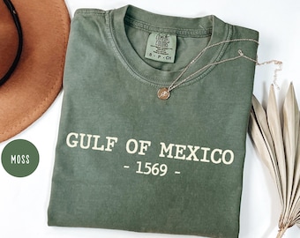Gulf of Mexico Shirt, Gulf Coast Comfort Colors T Shirt,  Mexico Gift for Mexico Lover Gulf of Mexico Gift Tee, Gulf of Mexico Forever Shirt