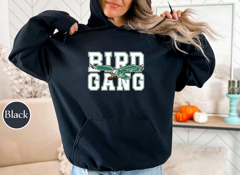 Bird Gang Shirt, Game Day Shirt, Philadelphia Football Sweatshirt, Philadelphia Football Hoodie, Game Day Shirt, Eagle shirt, image 9