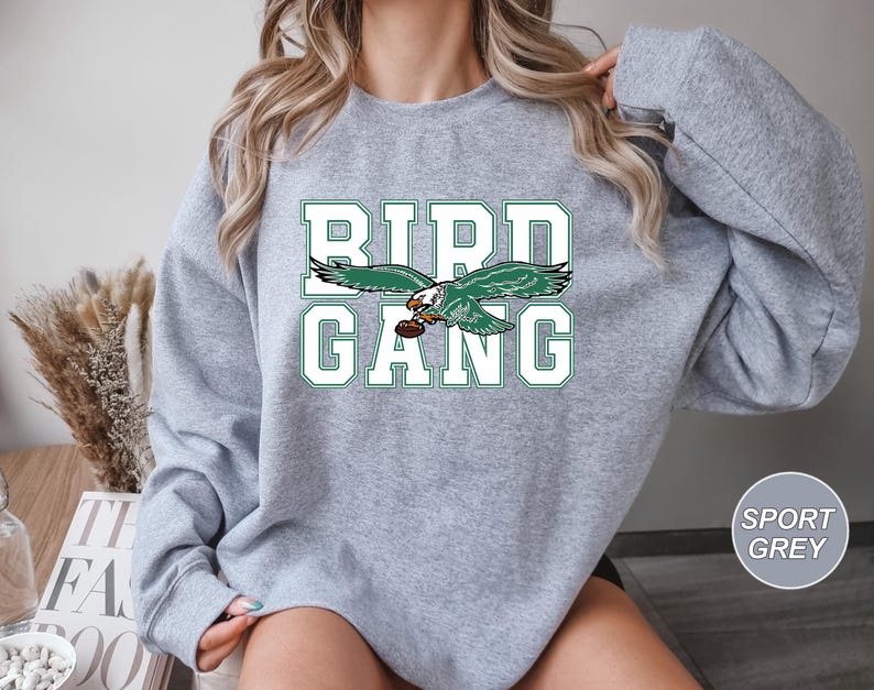 Bird Gang Shirt, Game Day Shirt, Philadelphia Football Sweatshirt, Philadelphia Football Hoodie, Game Day Shirt, Eagle shirt, image 5