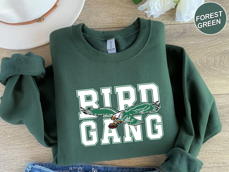 Bird Gang Shirt, Game Day Shirt, Philadelphia Football Sweatshirt, Philadelphia Football Hoodie, Game Day Shirt, Eagle shirt, image 2