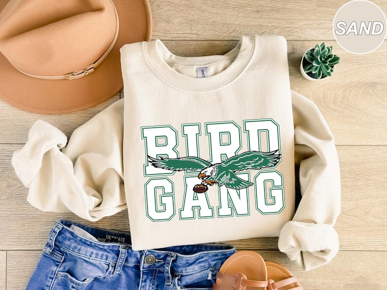 Bird Gang Shirt, Game Day Shirt, Philadelphia Football Sweatshirt, Philadelphia Football Hoodie, Game Day Shirt, Eagle shirt, image 3