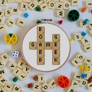 Board Game Geek cross stitch PDF pattern for instant download image 2