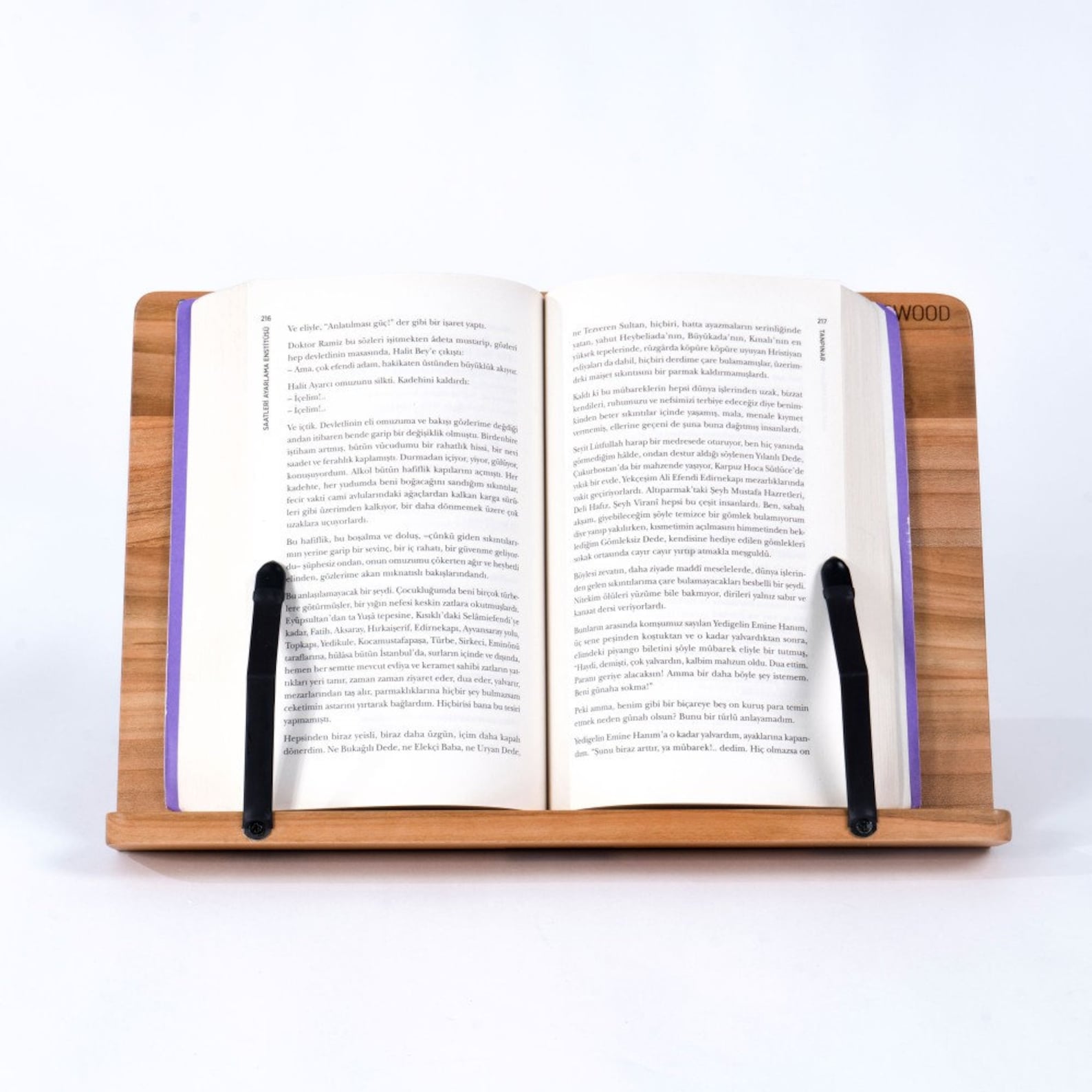 Book Reading Stand, Tablet Stand, Foldable Desktop Stand,wooden Laptop ...