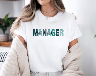 Personalized Manager T-Shirt: Custom Name Gift