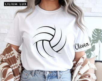 Custom Volleyball T-Shirt, Volleyball Fan Shirt, Game Day Tee