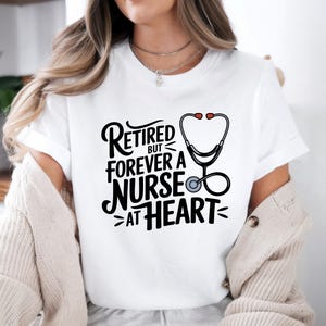 Camiseta de enfermera jubilada, regalo de jubilación