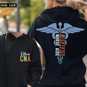 Personalized CNA Sweatshirt: Nurse Appreciation Gift