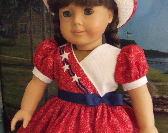 American Girl Molly's Patriotic Holiday Dress and Etsy