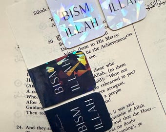 Bismillah Mini Magnet Koran Lesezeichen Geschenk für Muslime Islamische Schreibwaren Zubehör