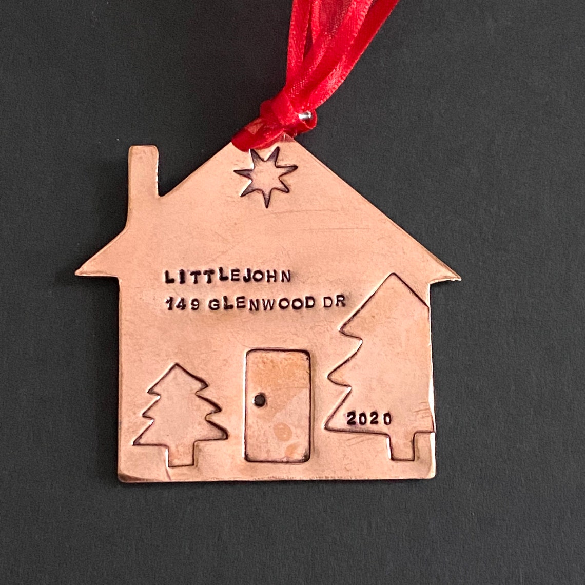 Copper house ornament house closing gift secret santa gift Etsy