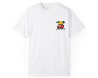 Vintage surf-T-shirt, klassiek VW Bus-T-shirt, Retro Surf Van-shirt, T-shirt Beach Adventure, Coastal Road Trip-T-shirt, Ocean Wave Surf-shirt