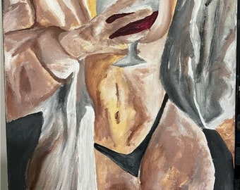 Painting Titled "Only Mischievous for You"