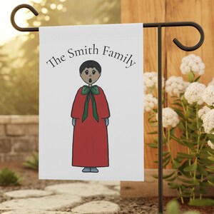 Personalized Family Garden Banner: Custom Holiday House Flag