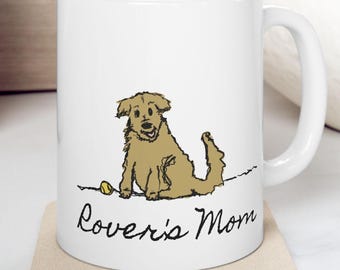 Personalized Pet Lover Coffee Mug: Dog or Cat Mom Gift