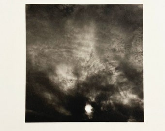 Vintage Platinum Photograph - Cloud Series