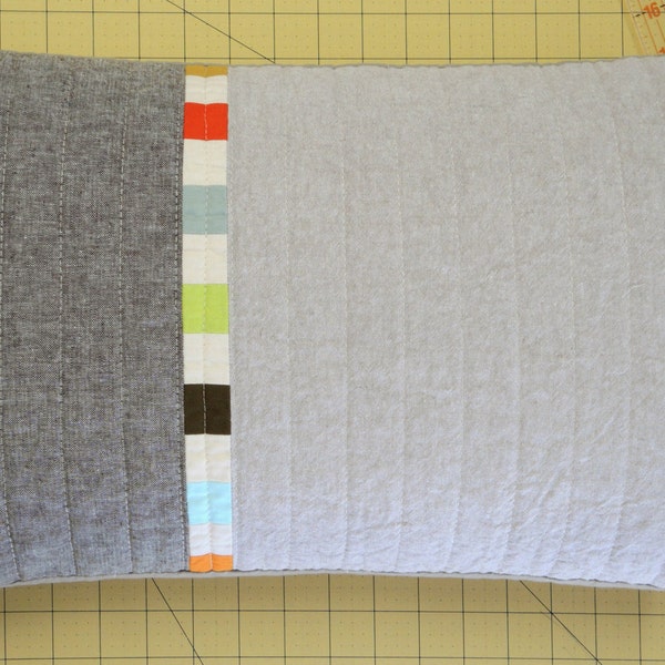 Modern Quilt Pillow Etsy