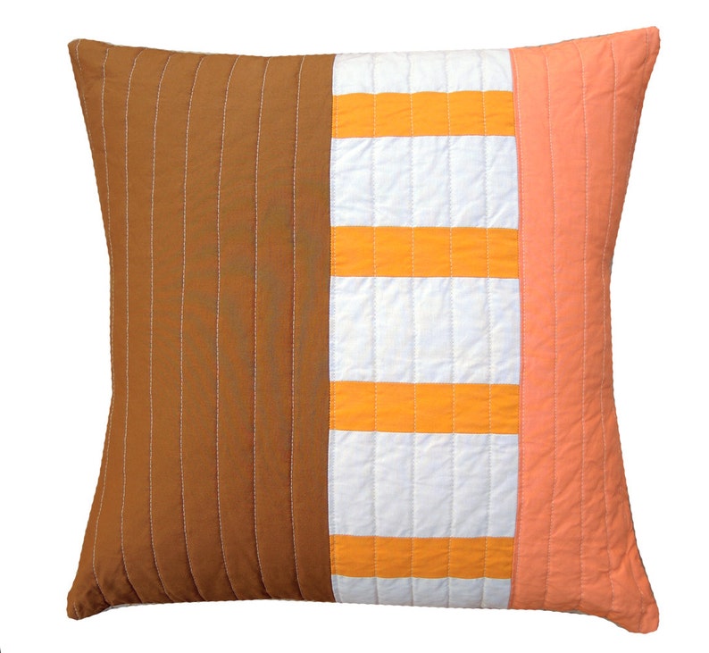 Geometric Modern Pillow Triptych 4-Ready to ship image 1