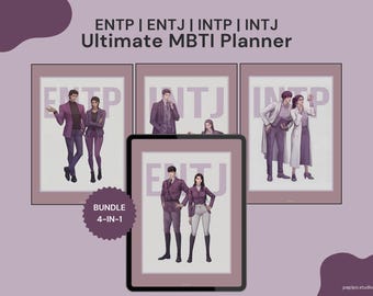 MBTI Digital Planner, MBTI Planner | Entj, Entp, Intj, Intp - Ultimate Productivity & Organization Tool Planner, Planner for iPad, Tablet