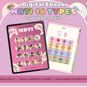 MBTI Persönlichkeitstypen Ebook | Wahr Sie Persönlichkeit Ratgeber | PDF Vorlage, Selbstfindung, Typologie, Digitaler Download