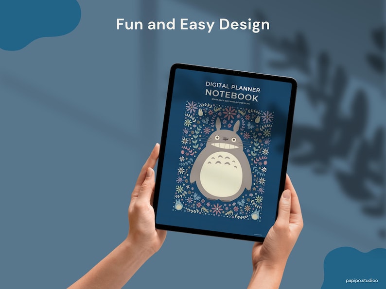 Studio Ghibli Digital Planner | Hyperlinked PDF Notebook (Instant Download) afbeelding 10