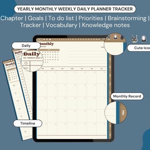 Studio Ghibli Digital Planner | Hyperlinked PDF Notebook (Instant Download) afbeelding 5