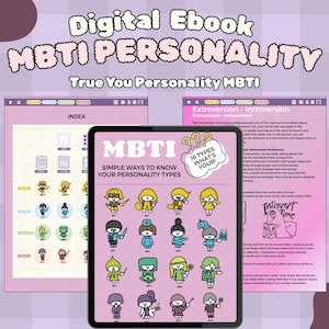 MBTI Personality Types Ebook: Guide & Assessment (Digital Download) Simple Ways To Know Your Self