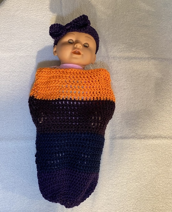 Sagittarius Baby Swaddle and Headband Crochet Pattern