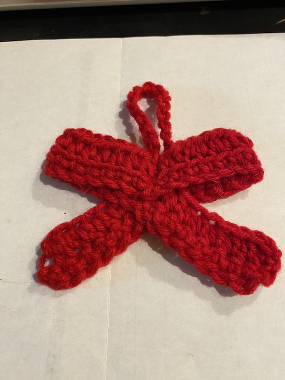 Christmas Bow Ornament Pattern