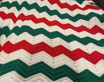 Large Christmas Crochet Afghan Pattern