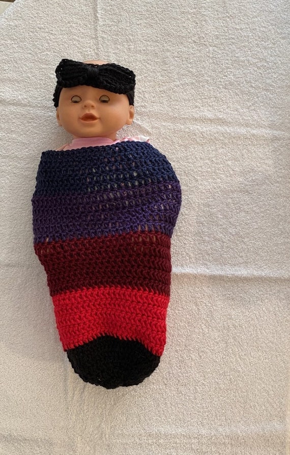 Scorpio Baby Swaddle and Headband Crochet Pattern