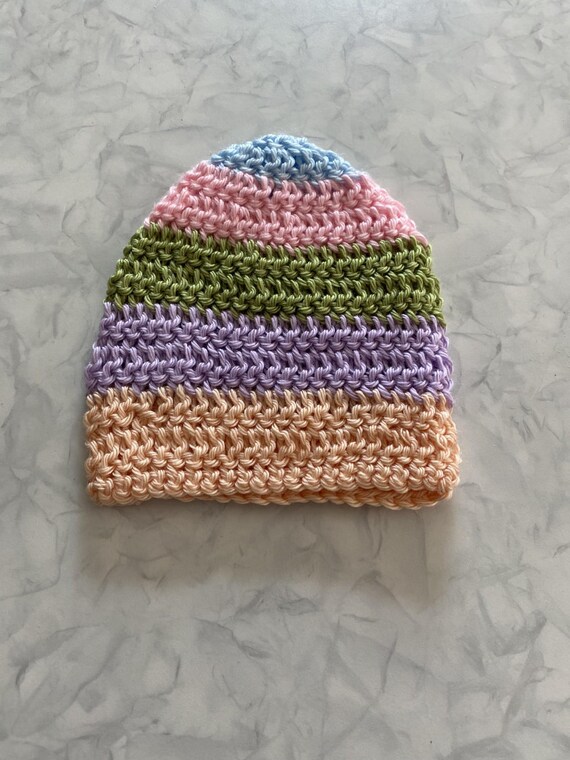 Libra Crochet Baby Beanie Pattern