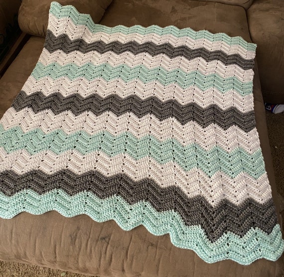 Green Baby Blanket Crochet Pattern
