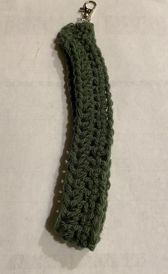 Handmade, Crochet Christmas Lanyard Keychain
