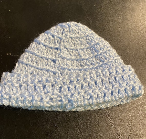 Crochet Baby Boy Beanie