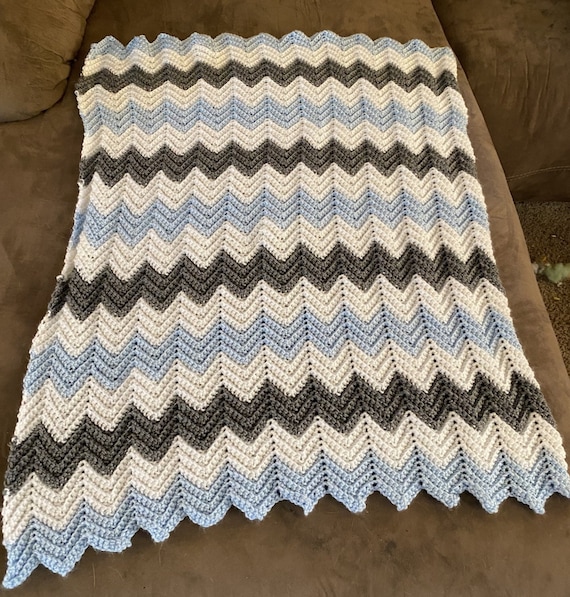 Crochet Boy Baby Blanket Pattern